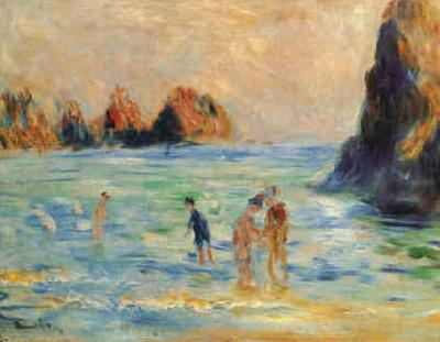 Pierre Renoir Moulin Huet Bay, Guernsey Germany oil painting art
